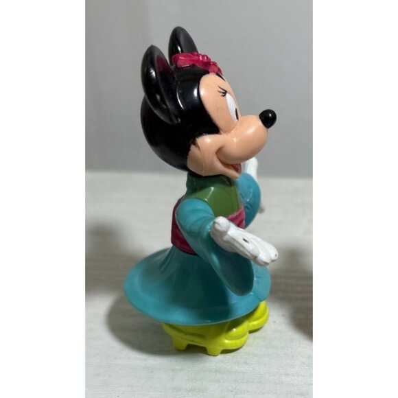 Minnie Mouse PVC Figure Kimono Dress Walt Disney World Japan Epcot Center - Picture 2 of 12